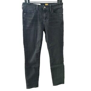 Pilcro and the Letterpress Anthropologie Womens Jeans 27 Black Mid Rise Skinny